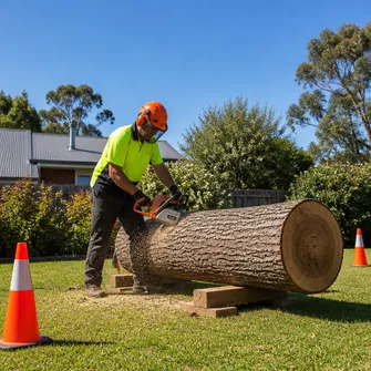 Large tree removal in Ballan VIC