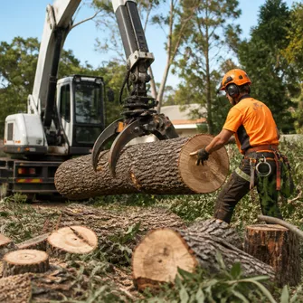 Arborist inspecting a tree in Ballan