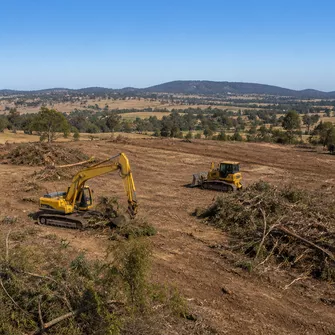 Land clearing for development in Ballarat region