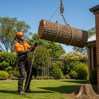 Large tree removal in Blackwood VIC