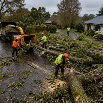 Emergency tree removal in Carisbrook