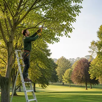Tree pruning for health in Dunnstown, VIC
